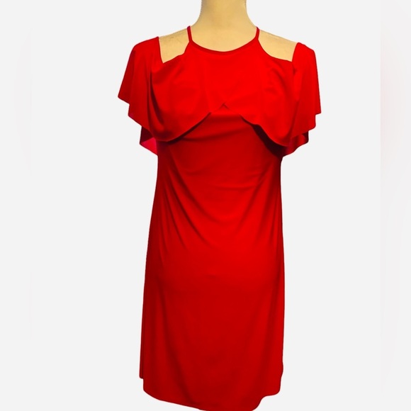 R & M Richards Dresses & Skirts - RM Richard’s Dress / Red holiday dress / red party dress / SZ 6 (med fit)